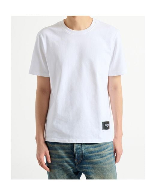 Balmain Black Pack Of 2 Vintage T-Shirts for men