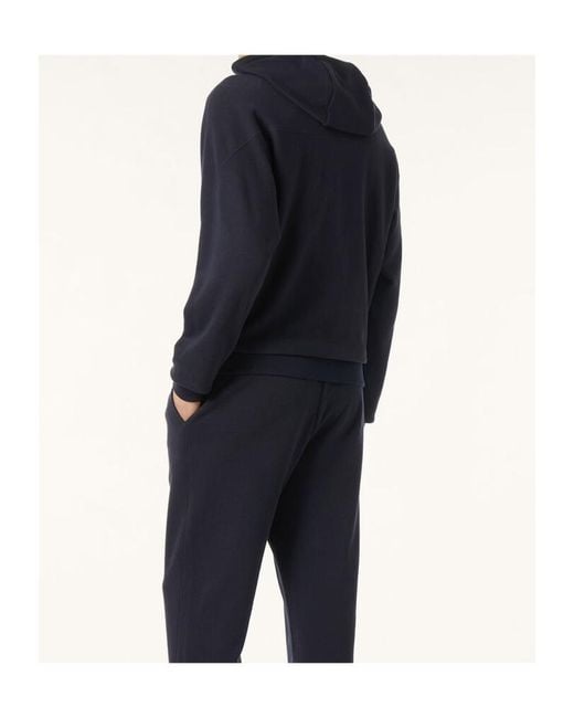 Loro Piana Blue Neem Bomber Jacket for men