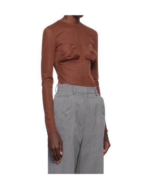 Pushbutton Purple Dummy Shaped Mesh Top
