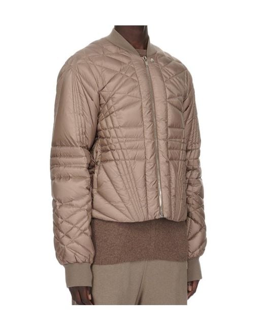 Moncler Brown Moncler Rick Owens Megapenta Flight Jacket for men