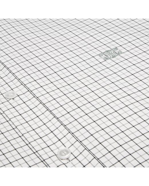 Céline White Relaxed Shirt for men