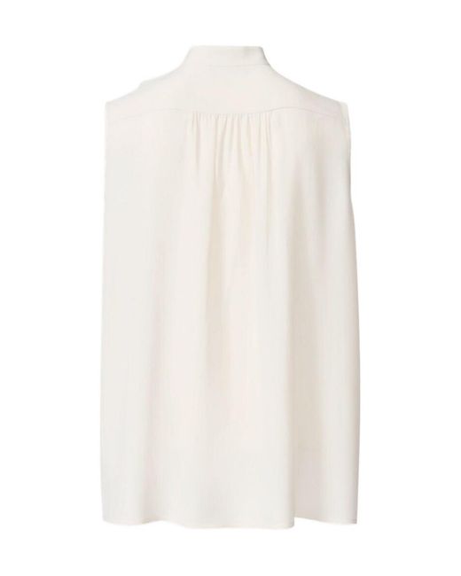Fabiana Filippi White Sleeveless Shirt