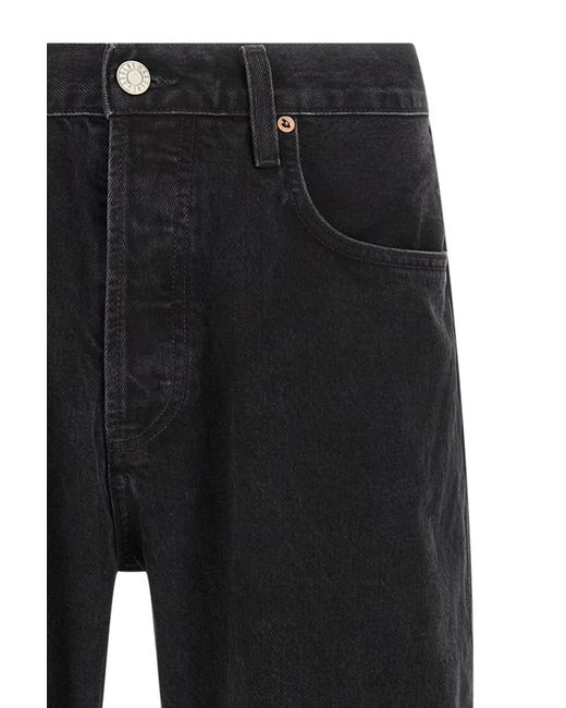 Agolde Black Magnus Straight-Leg Jeans for men