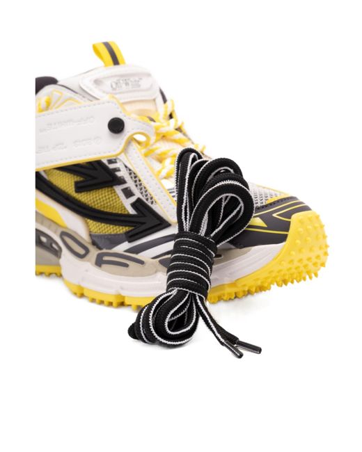 Off-White c/o Virgil Abloh Metallic Lace-Up Sneakers for men