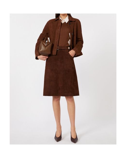 Max Mara Brown Studio Mstdentice Crewneck Knitted Jumper