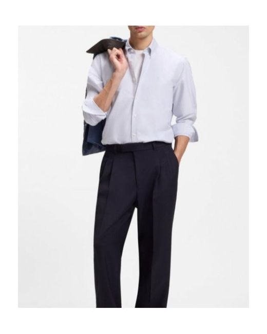 Boss White Buttoned Shirt for men