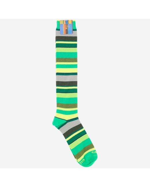 Gallo Green Printed Socks for men