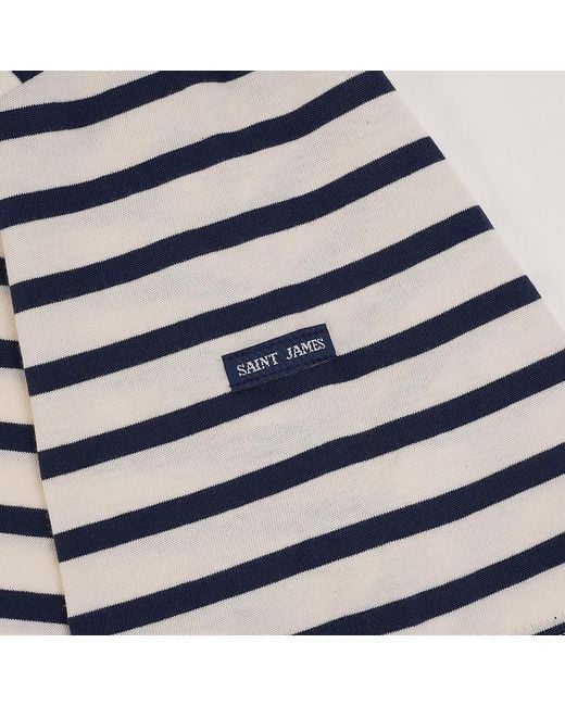 Saint James Blue Short-Sleeve T-Shirt for men