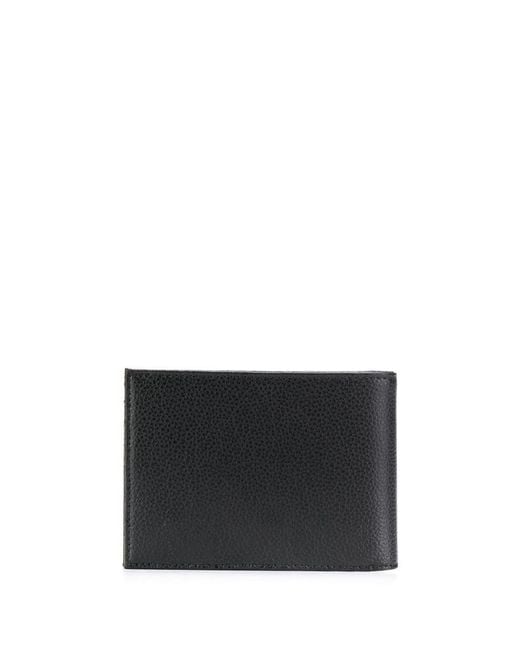 Emporio Armani Black Embossed Logo Wallet for men