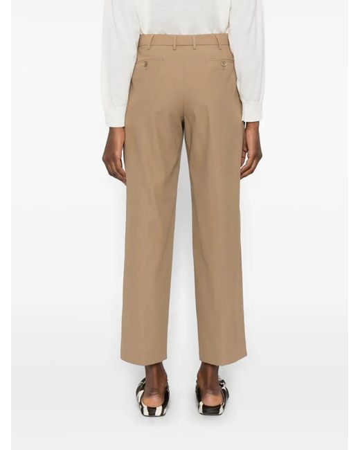 Pt Pantaloni Natural Belt-Loop Trousers