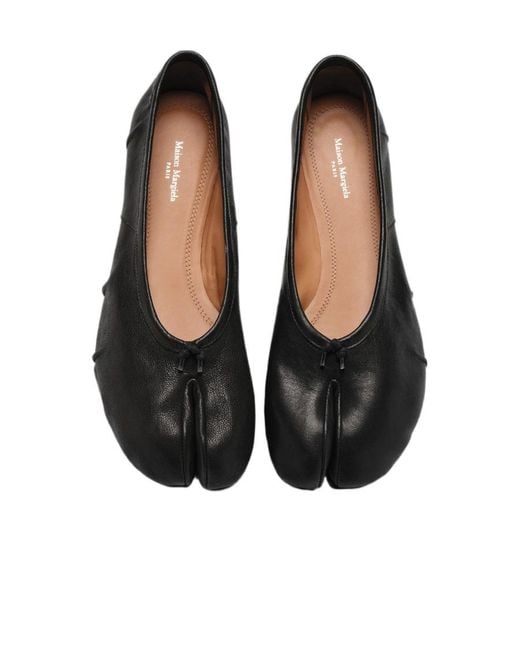 Maison Margiela Black Tabi Ballet Flats