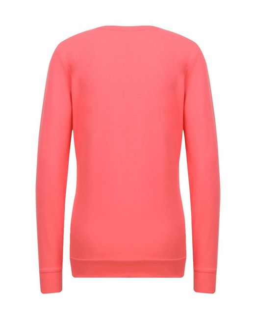 EA7 Pink Logo Long-Sleeved Sweater
