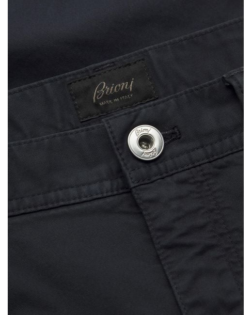 Brioni Blue Meribel Belt Loop Jeans for men