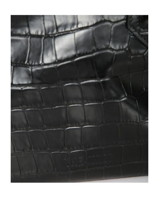 The Attico Black Zippered Handbag