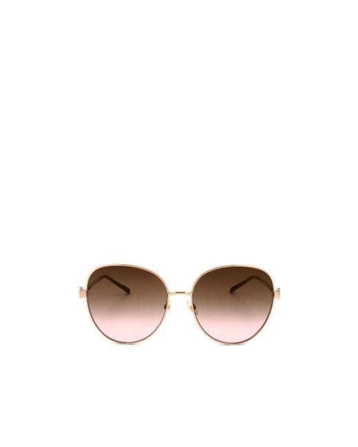 Elie Saab Multicolor Round Frame Sunglasses