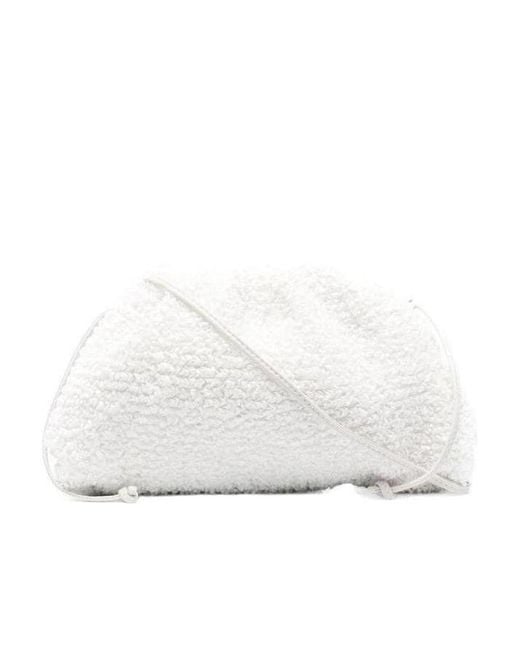 Bottega Veneta White The Pouch Clutch Bag