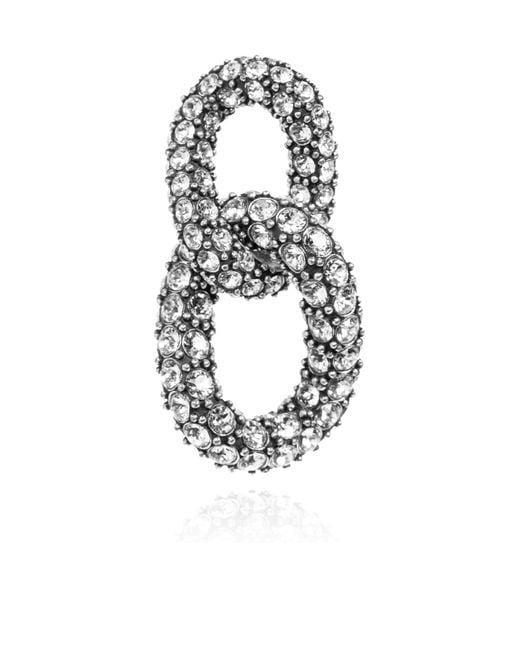 Isabel Marant Metallic Oval Earrings