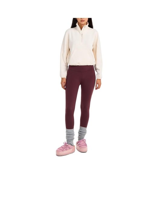 Moon Boot Pink Solid Color Ankle Boots