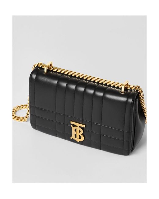 Burberry Black Lola Logo Plaque Small Crossbody Bag