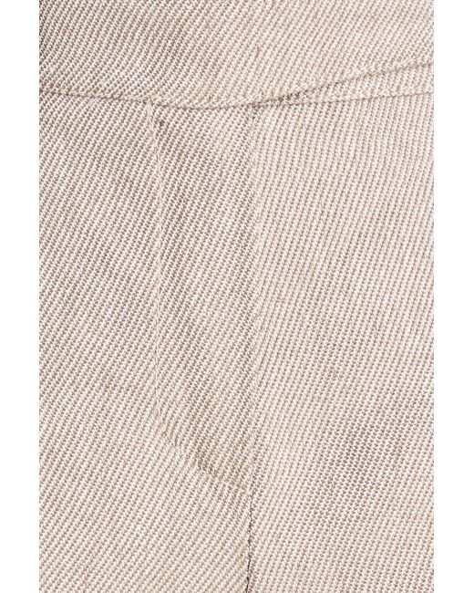 Brunello Cucinelli Gray Casual Pants With Belt Loops