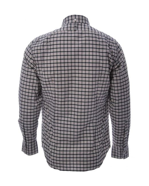 J.Lindeberg Blue Bobby Checked Shirt for men