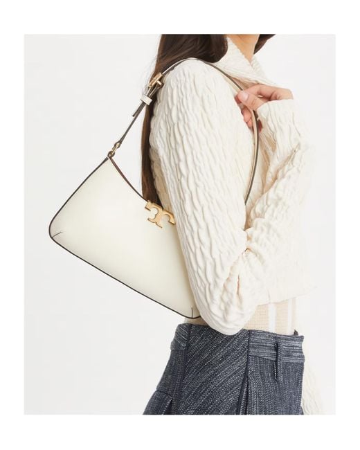 Tory Burch Natural Eleanor Slim Shoulder Bag