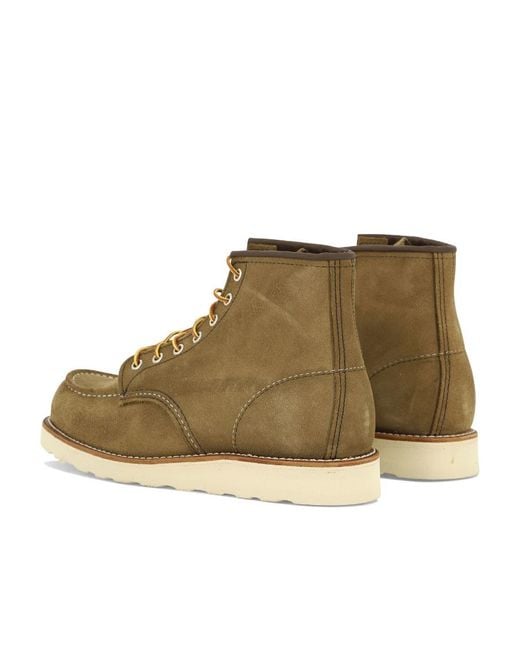 Red Wing Brown 6 Inch Moc Lace-Up Boots for men