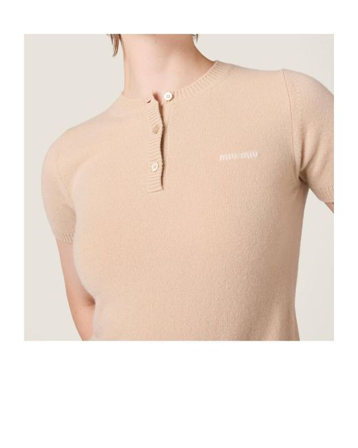 Miu Miu Natural Cashmere Sweater