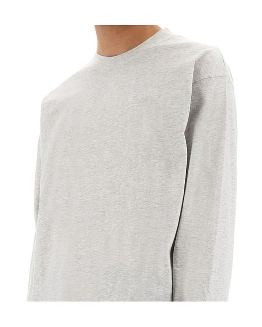 Represent White Initial Long-Sleeved T-Shirt for men