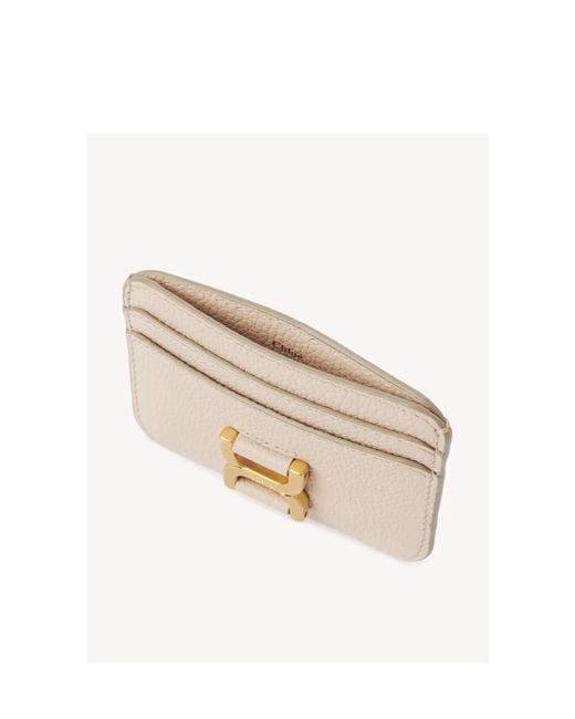 Chloé Natural Marcie Logo Card Bag