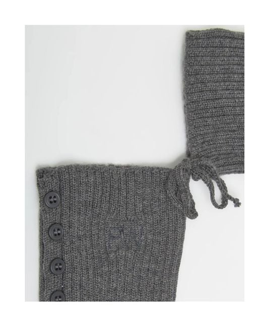Paloma Wool Gray Prior Buttoned Knitted Leg Warmers