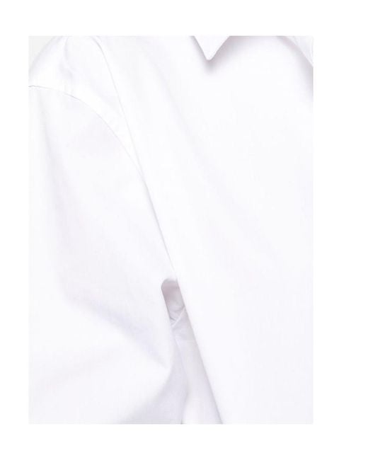 Saint Laurent White Classic Buttoned Shirt