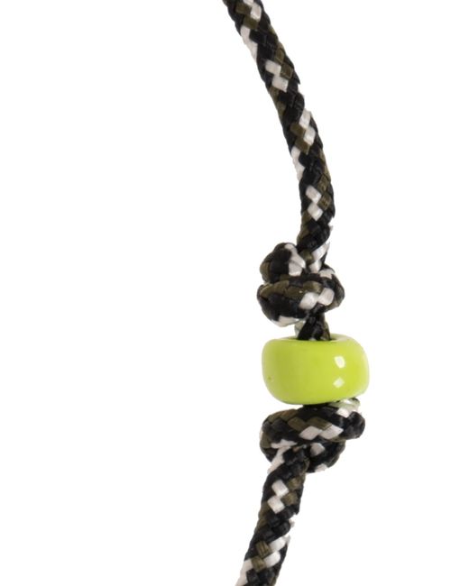 Palm Angels Metallic Logo Charm Choker for men