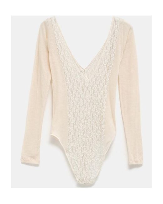 Baserange White Crescent Bodysuit