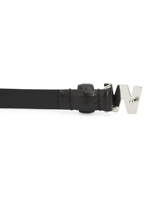 Weekend by Maxmara Black Logo Belt