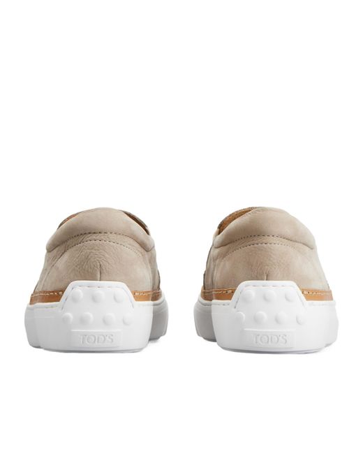 Tod's White Slip-On Sneakers for men