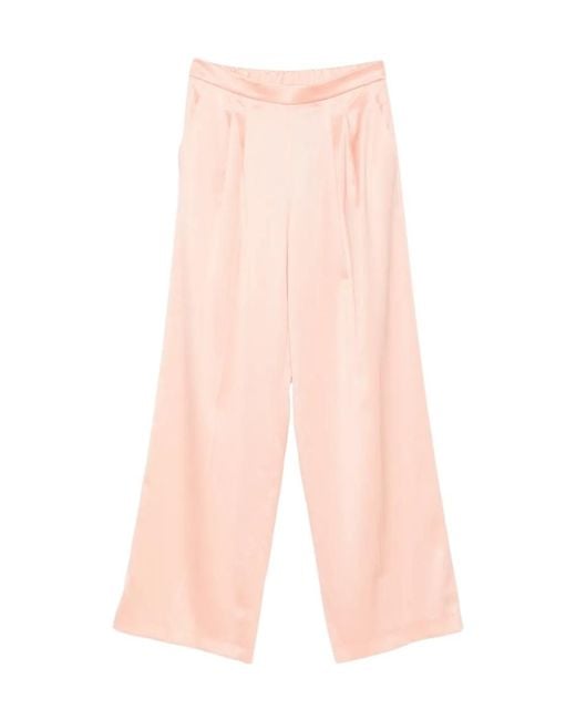 Twinset Pink Pleated Trousers