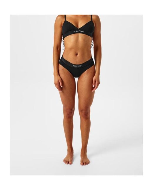 Tom Ford Black Modal Signature Bra