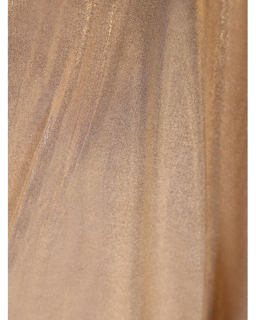 Norma Kamali Natural Deep V-Neck Bodysuit