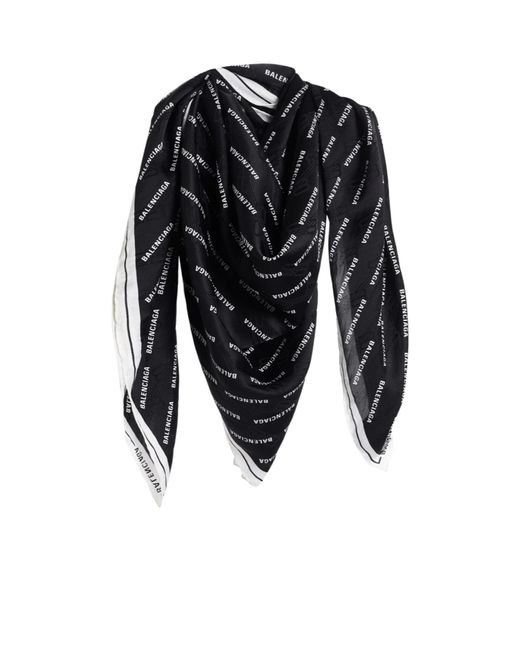 Balenciaga Black Simple Handkerchief