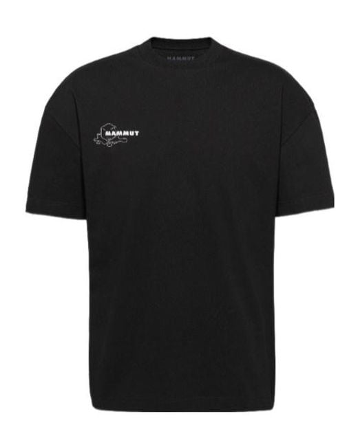 Mammut Black Base Relaxed T-Shirt Glacier for men