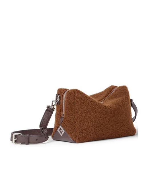 Fendi Brown Lui Medium Shoulder Bag for men