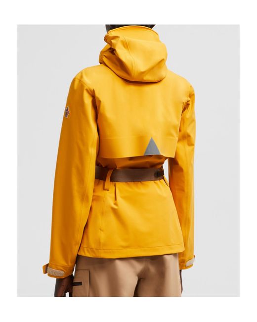 Moncler Yellow Fex Hooded Jacket