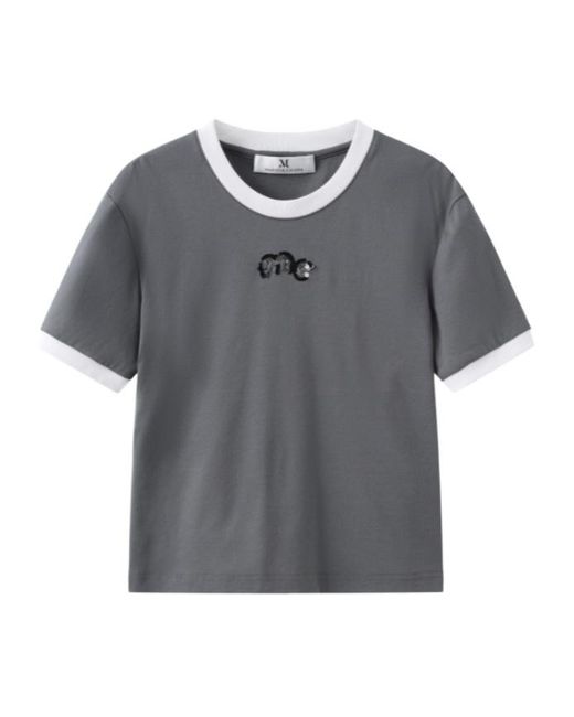 Marissa Chiara Gray Short-Sleeved T-Shirt