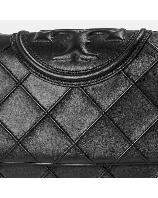 Tory Burch Black Quilted Leather Chain Shoulder Bag