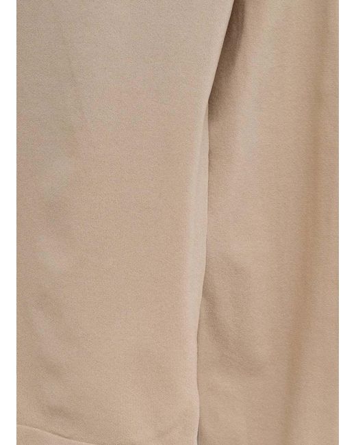 Alaïa Natural Alaïa Roll-Neck Cropped Top