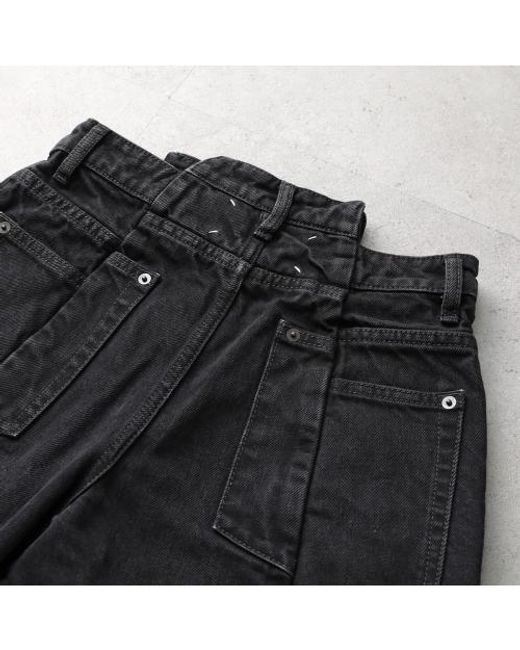 Maison Margiela Black Straight Leg Jeans