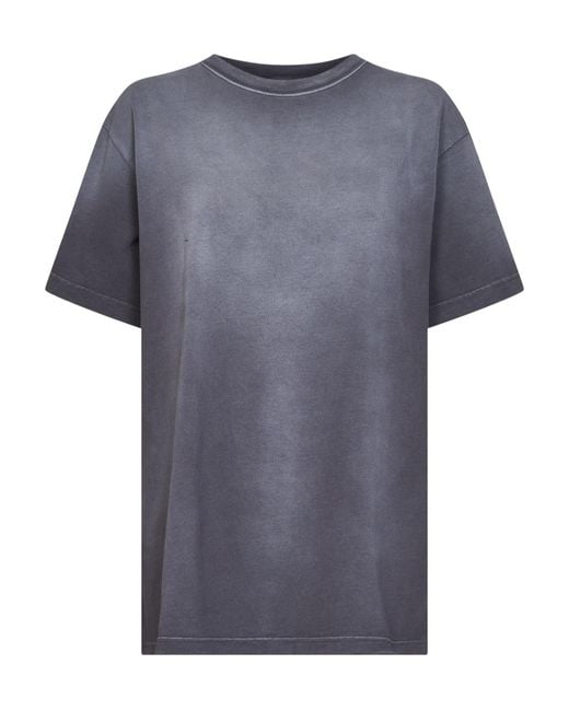 Mugler Gray Short-Sleeved T-Shirt