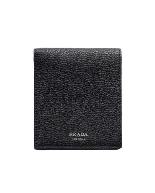 Prada Blue Leather Wallet