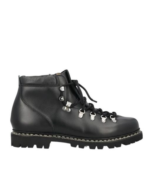 Paraboot Black Round-Toe Boots for men